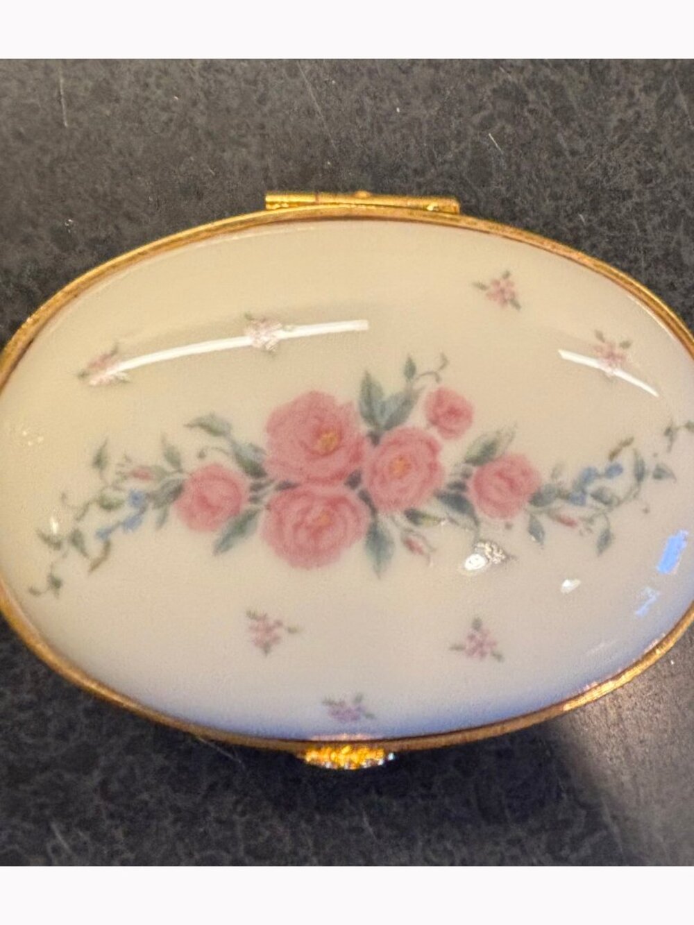 LENOX Petite Rose Trinket Box